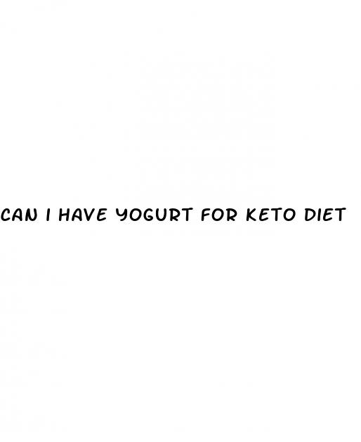 can i have yogurt for keto diet
