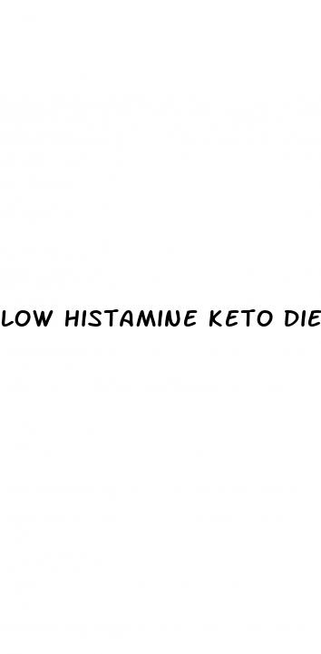 low histamine keto diet