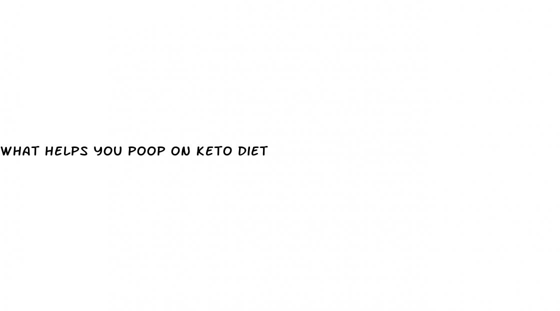 what helps you poop on keto diet