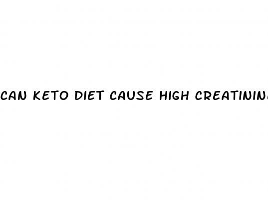can keto diet cause high creatinine levels