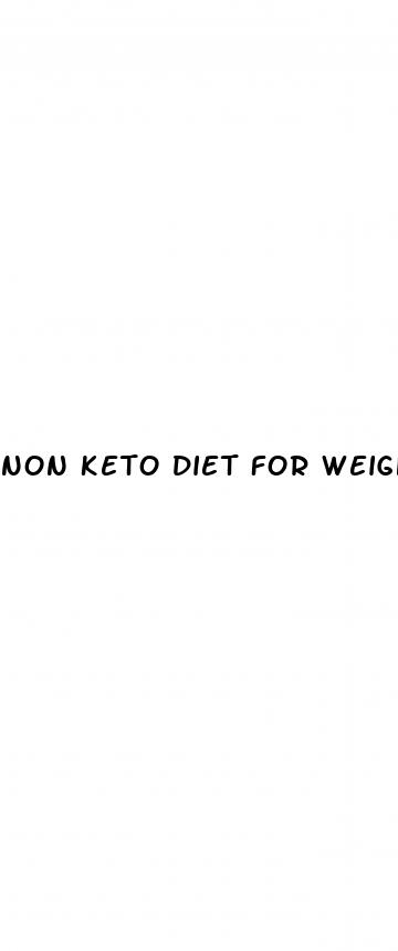 non keto diet for weight loss