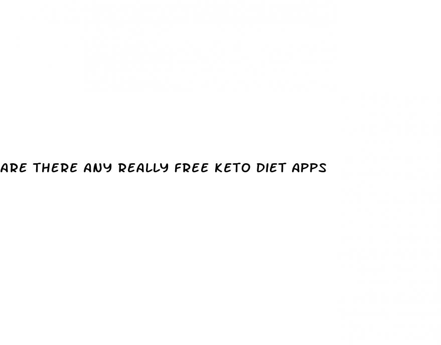 are there any really free keto diet apps