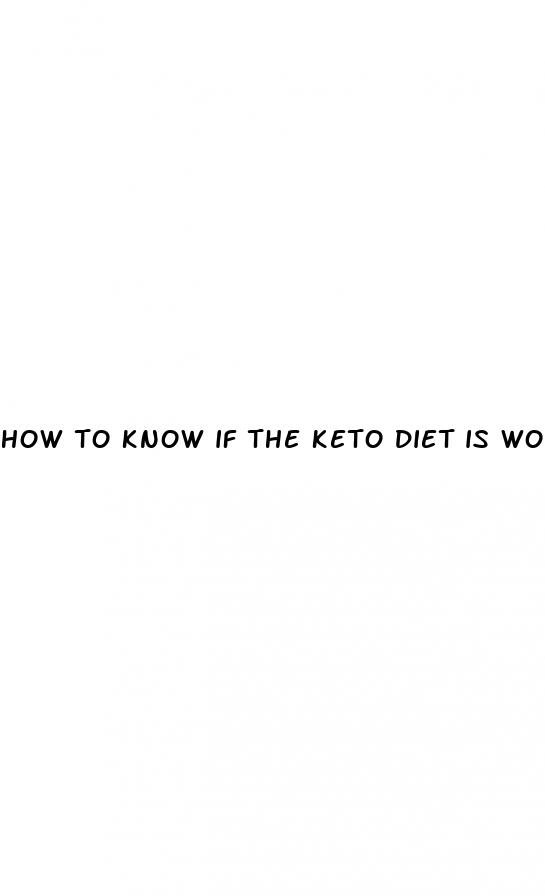 how to know if the keto diet is working