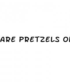 are pretzels ok for the keto diet