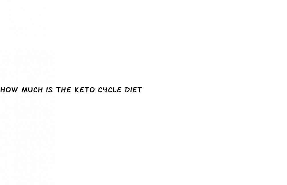 how much is the keto cycle diet