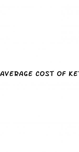 average cost of keto diet