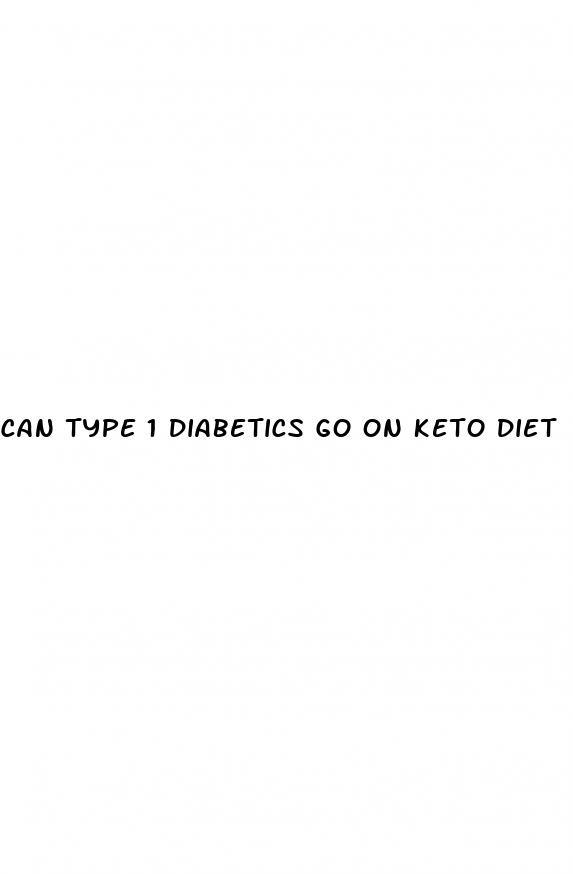 can type 1 diabetics go on keto diet