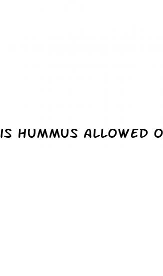is hummus allowed on keto diet