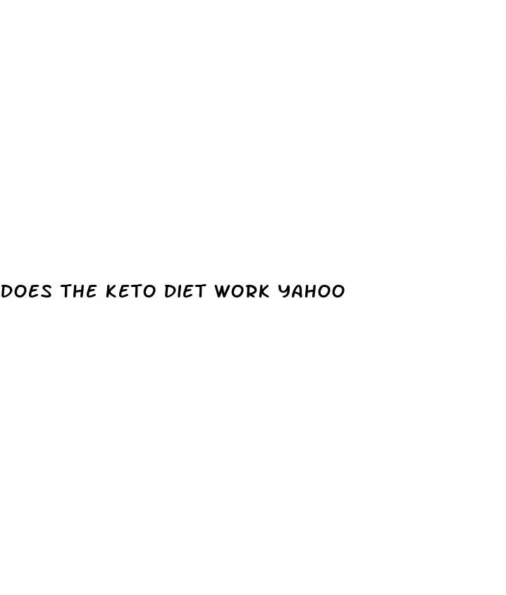 does the keto diet work yahoo