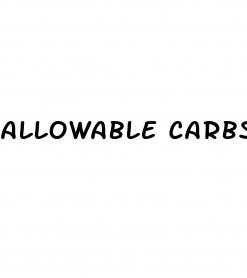 allowable carbs on keto diet