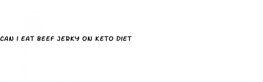 can i eat beef jerky on keto diet