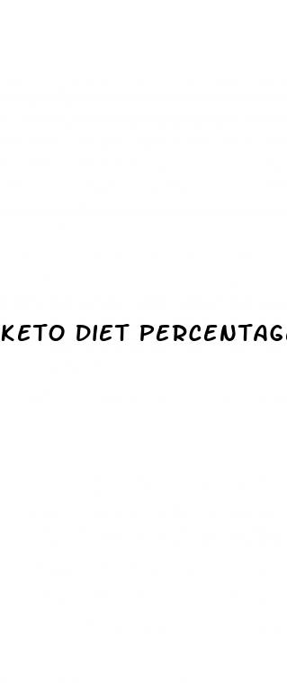 keto diet percentage carbs