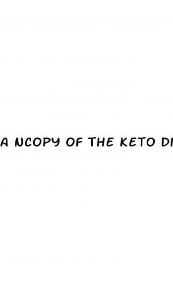 a ncopy of the keto diet