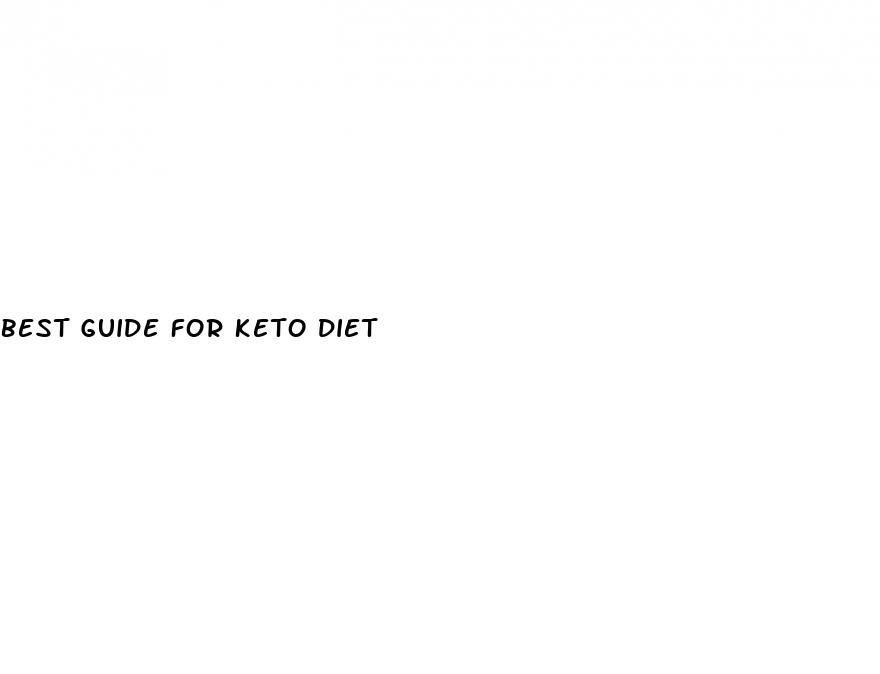 best guide for keto diet