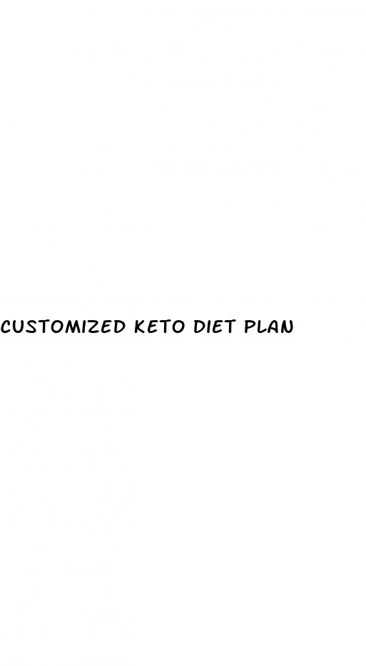 customized keto diet plan