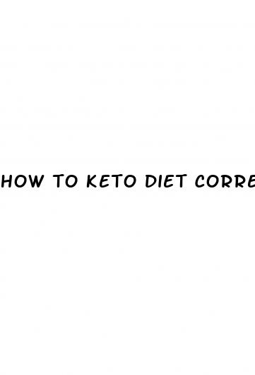how to keto diet correctly