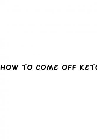 how to come off keto diet and not gain weight