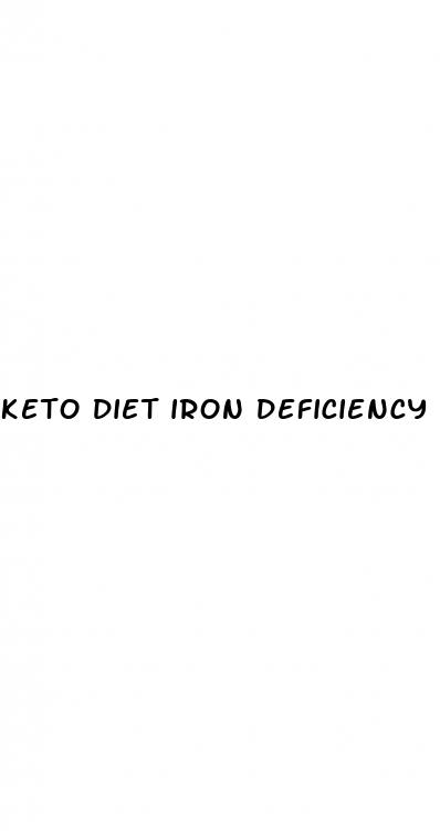 keto diet iron deficiency