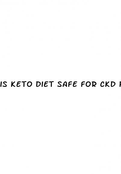 is keto diet safe for ckd patients