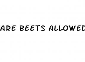 are beets allowed on keto diet