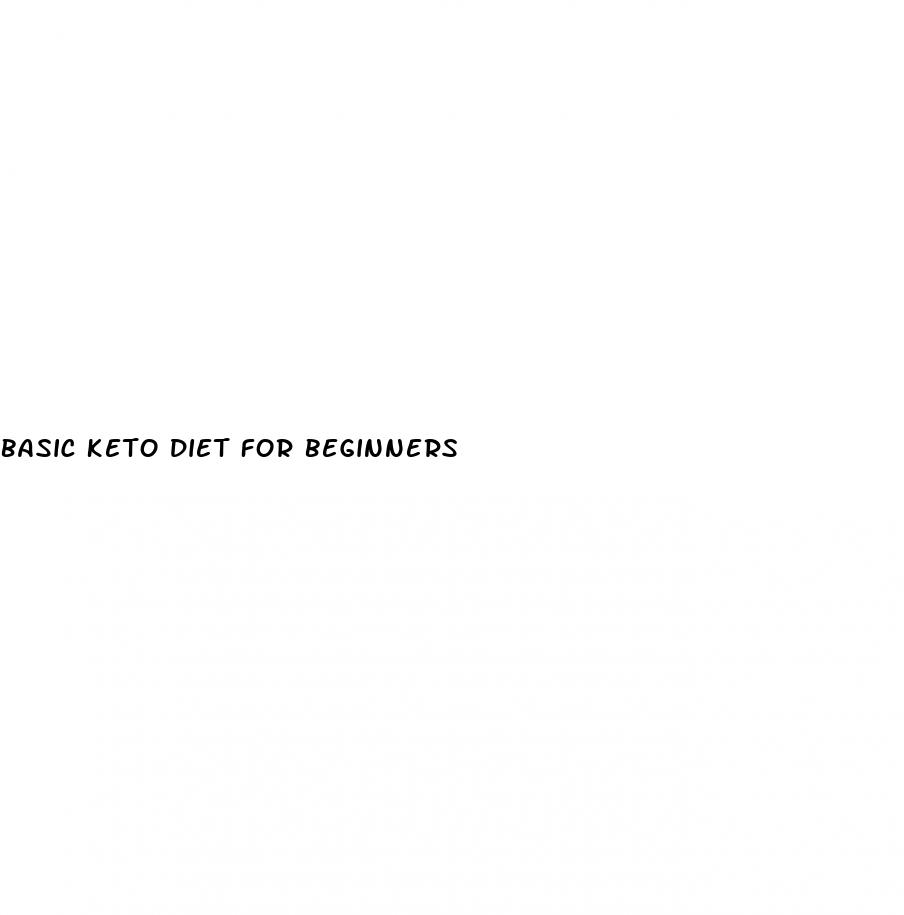 basic keto diet for beginners