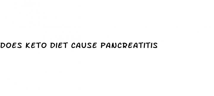 does keto diet cause pancreatitis