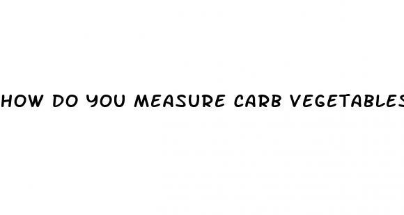 how do you measure carb vegetables on a keto diet