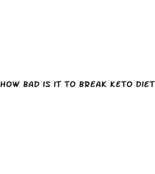 how bad is it to break keto diet