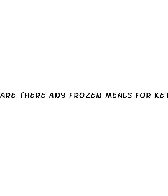 are there any frozen meals for keto diet
