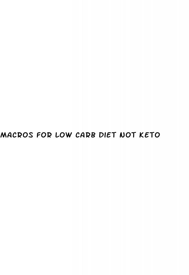 macros for low carb diet not keto