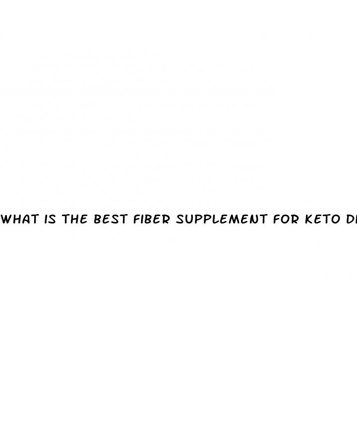 what is the best fiber supplement for keto diet
