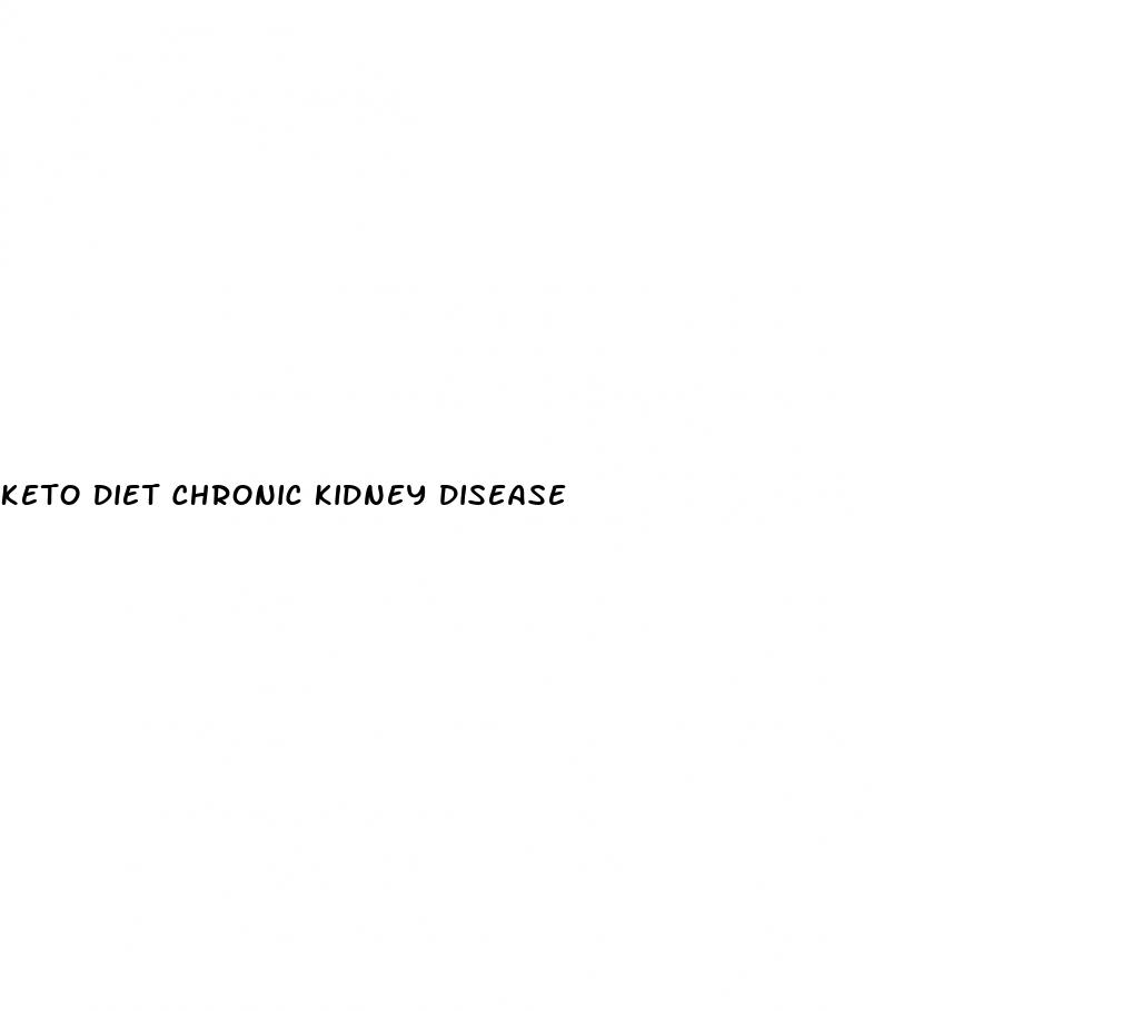 keto diet chronic kidney disease