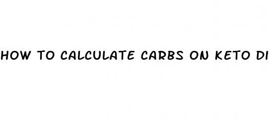 how to calculate carbs on keto diet