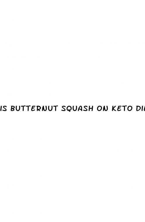 is butternut squash on keto diet
