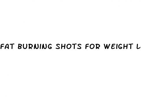 fat burning shots for weight loss