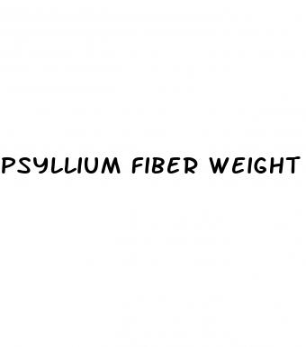 psyllium fiber weight loss