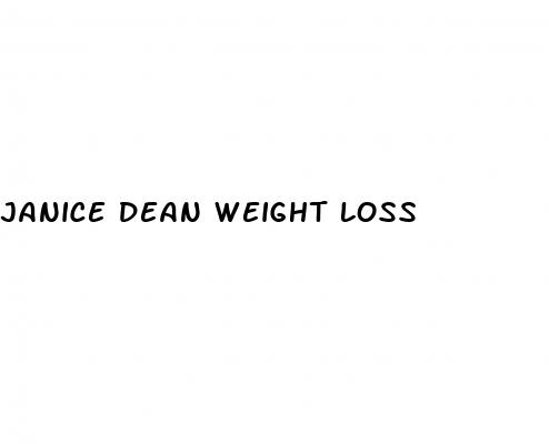 janice dean weight loss