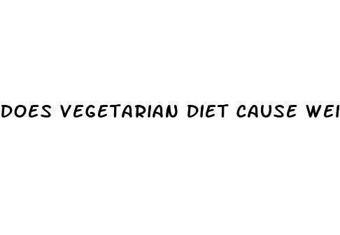 does vegetarian diet cause weight loss