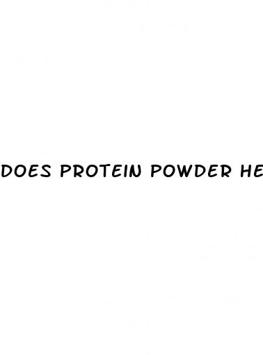 does protein powder help with weight loss