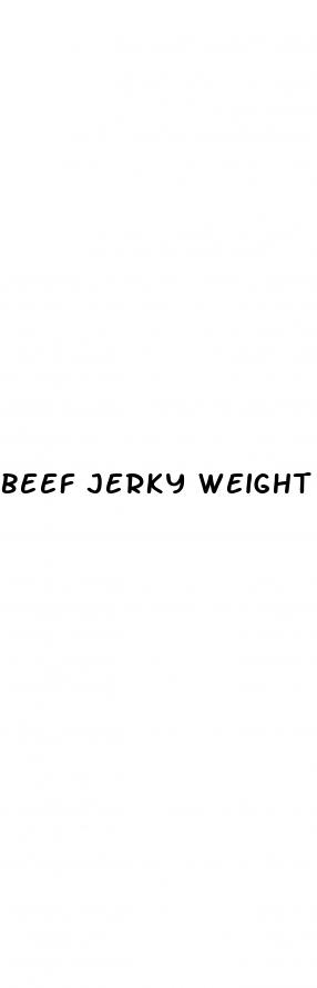 beef jerky weight loss
