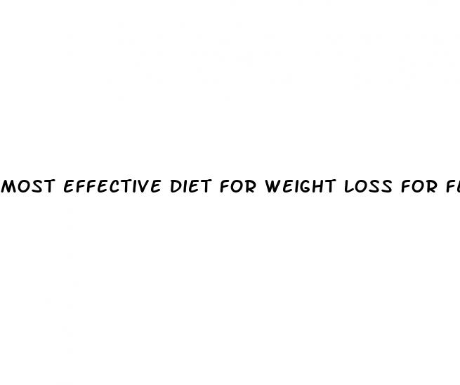 most effective diet for weight loss for female