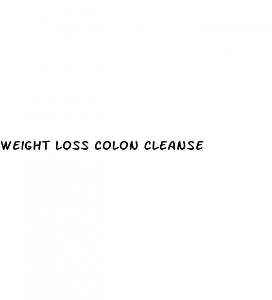 weight loss colon cleanse