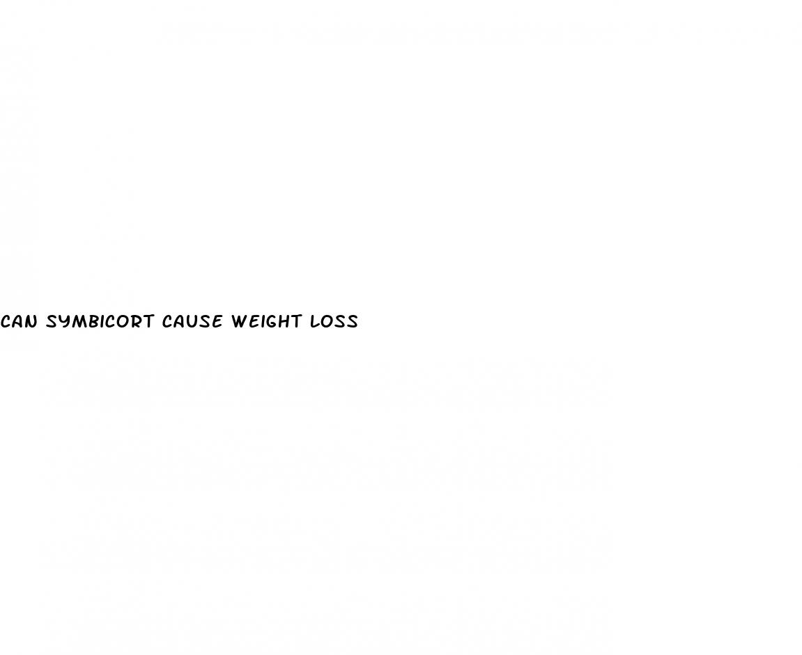 can symbicort cause weight loss