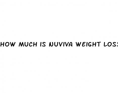 how much is nuviva weight loss