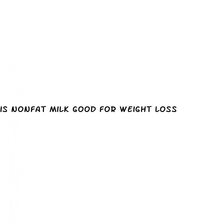 is nonfat milk good for weight loss