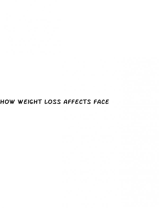 how weight loss affects face