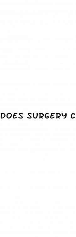 does surgery cause weight loss