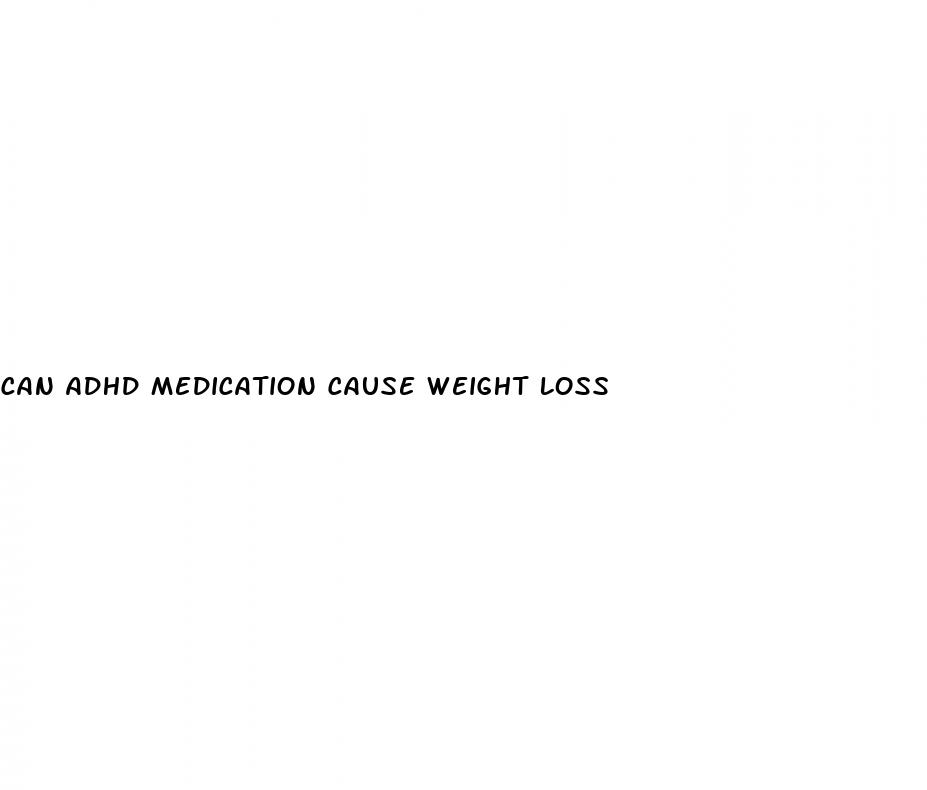 can adhd medication cause weight loss