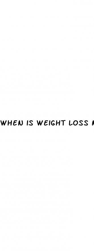 when is weight loss noticeable