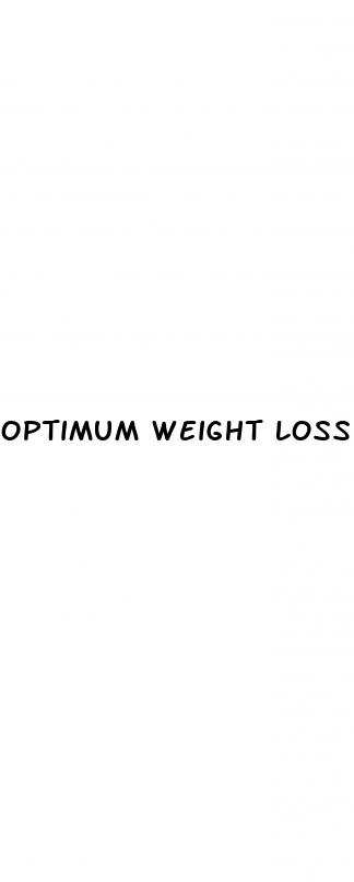 optimum weight loss plan